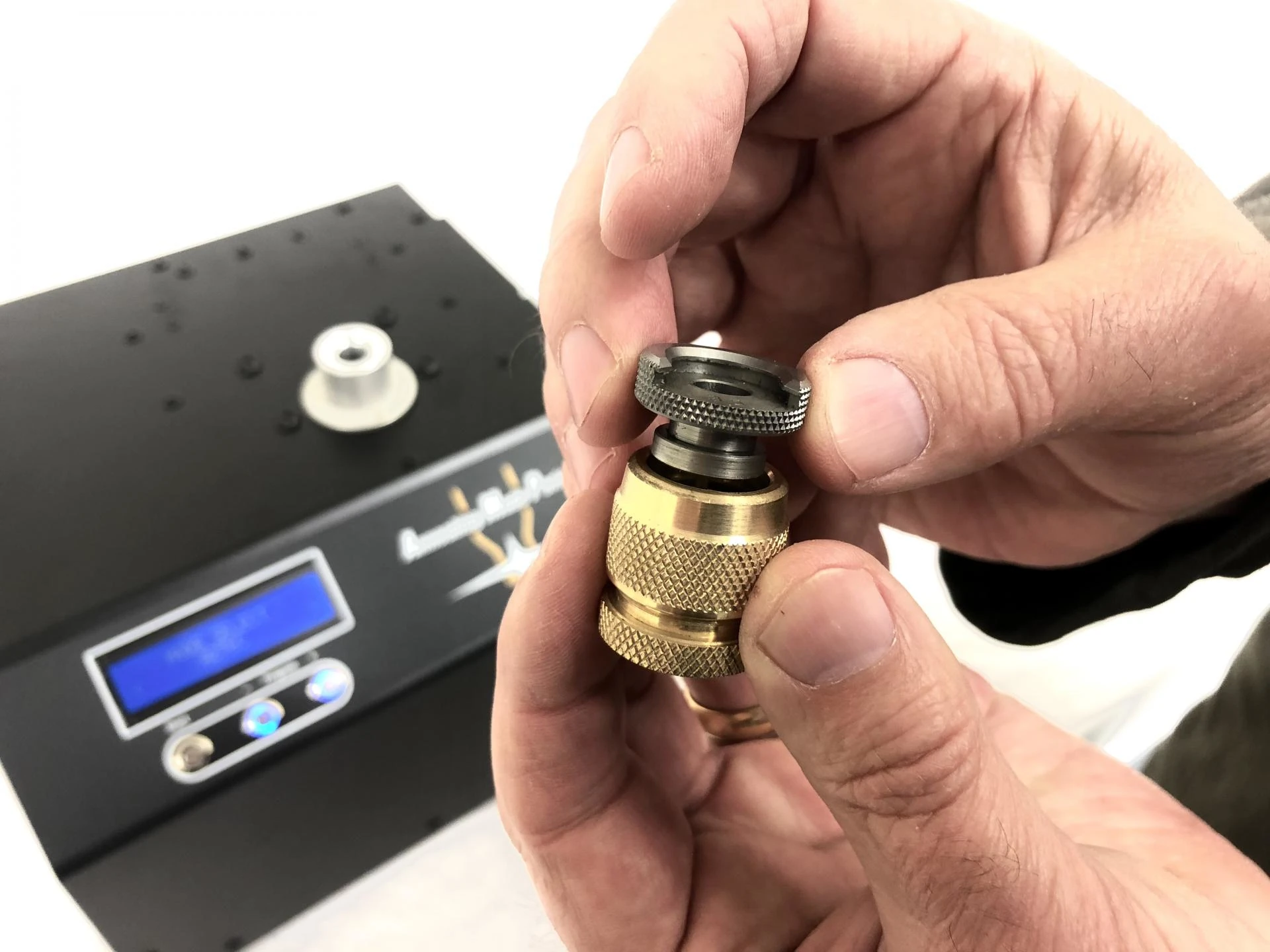 AMP Brass Shell Holder Grip | Halterung für Hülsenhalter | Mark II Annealer – Bild 2